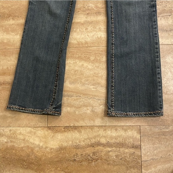 Petrol Jeans Roxie Size 6 Low Rise Distressed Western Embroidered Pockets - Picture 6 of 14